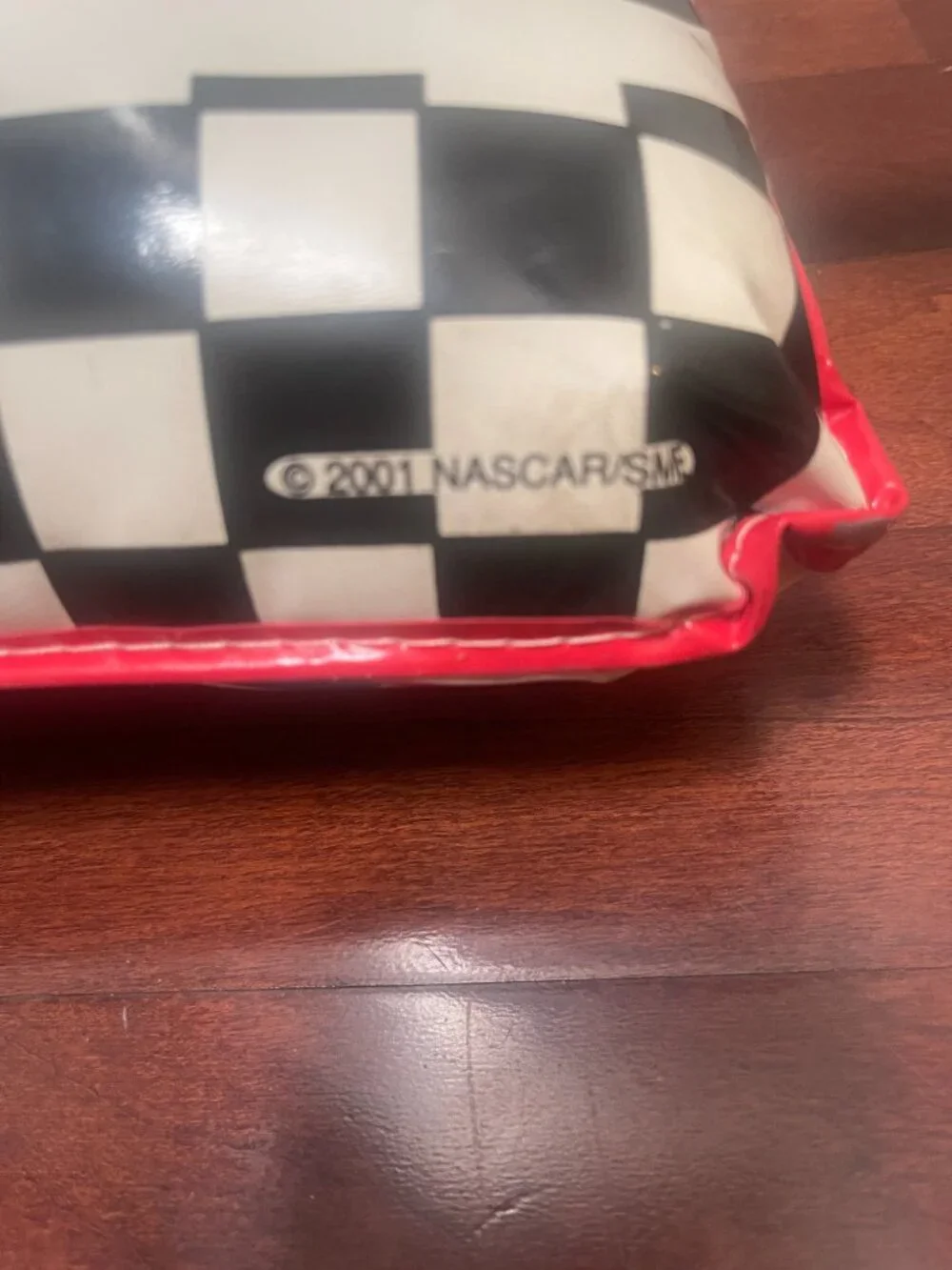 Vintage 2001 NASCAR Winston Cup Series Vinyl Seat Cushion Pillow